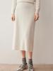 Autumn/Winter 2025 Elegant Wool & Cashmere Knit Pencil Skirt - Women's Straight-Legged, Versatile, and Warm Outerwear.