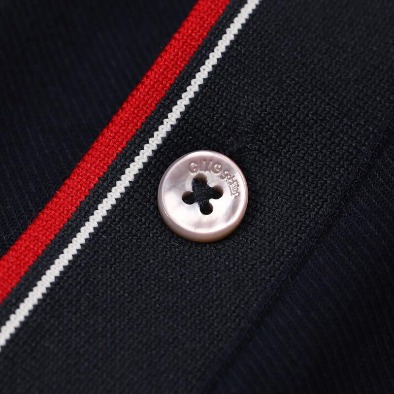 Goldlion GY Men's Long-Sleeve Solid Polo Sweatshirt