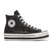 Converse All Star Platform Layer Slip Resistant Lightweight Durable High Top Skate Shoes Women Sneakers Black White 569722C