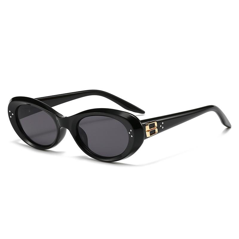 

Stylish Cat-eye Retro Oval Sunglasses for Women and Men, High-end Eyewear