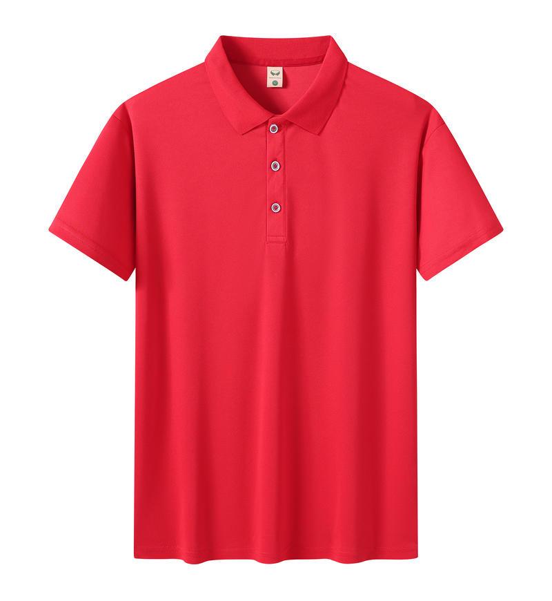 Custom Quick-Dry Short-Sleeve Polo Shirts with Logo for Corporate Teams and Cultural Events