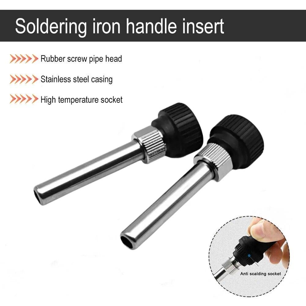 

2pcs Universal Soldering Station Iron Handle Parts Shell Inner Heat Type Sleeve Tube for 936 938 969 Soldering Station 2pcs