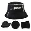 Outdoor Hunting Bear Archery Print  Adult Fishermans Hat Fashion Creative TrendOutdoor Summer Bucket Hats Gorra