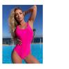 Women S Sexy Solid Slim Fit One Piece Swimsuit