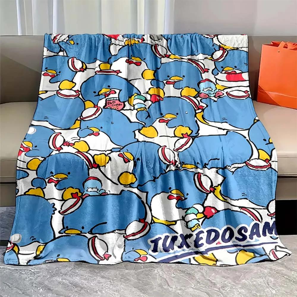 Japanese Tuxedo Sam Soft Blanket Soft Fluffy Blanket for Winter and Throws Furry Children Printed Modern Gift
