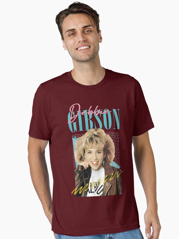 Vanessa Paradis Debbie 80er Jahre Stil Gibson Ästhetik Basic T-Shirt