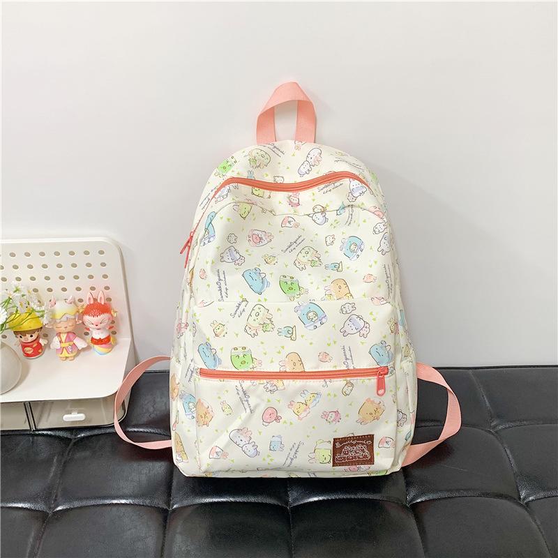 Новый универсальный японский повседневный рюкзак милый студенческий стиль легкий рюкзак дорожная сумка-рюкзак простой розовый