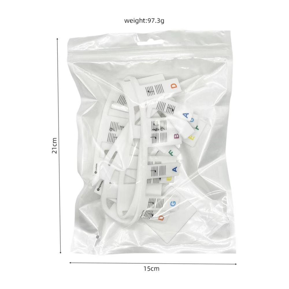 Silicone Piano Stickers: Note Guide for 61 & 88 Keys - Perfect for Beginners, Christmas Hot Seller