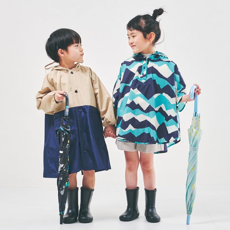 Kids' Rain Shoes, Rain Boots, Sizes 15-22cm, Boys and Girls, Unisex, Lightweight, Mid-Length, with Reflective Panels