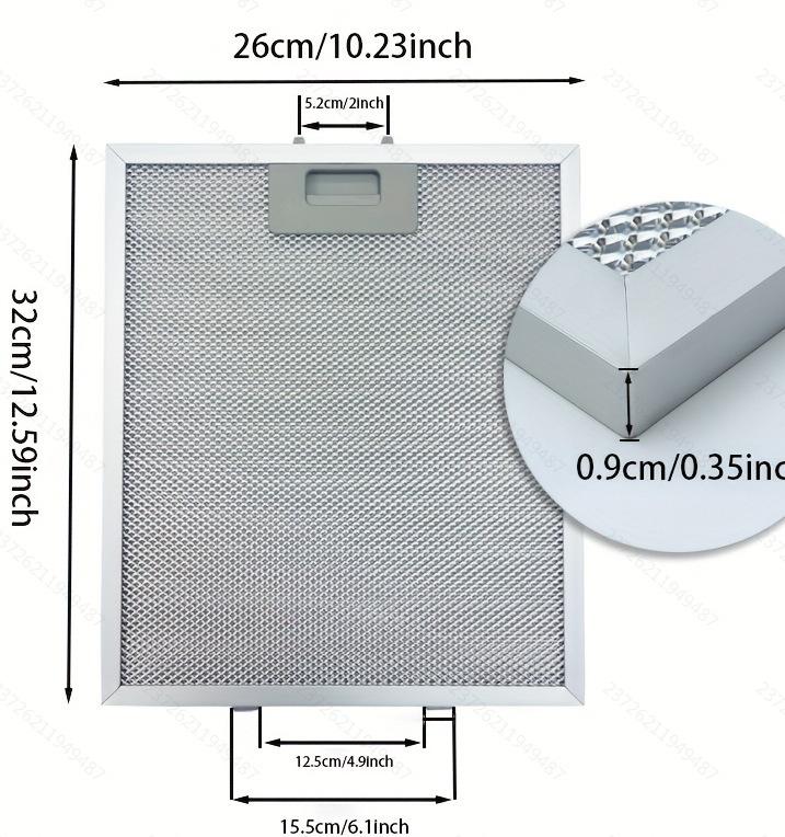 Filtru ecran hotă, Placă deflector ulei, Accesorii hotă, Plasă aluminiu separator ulei