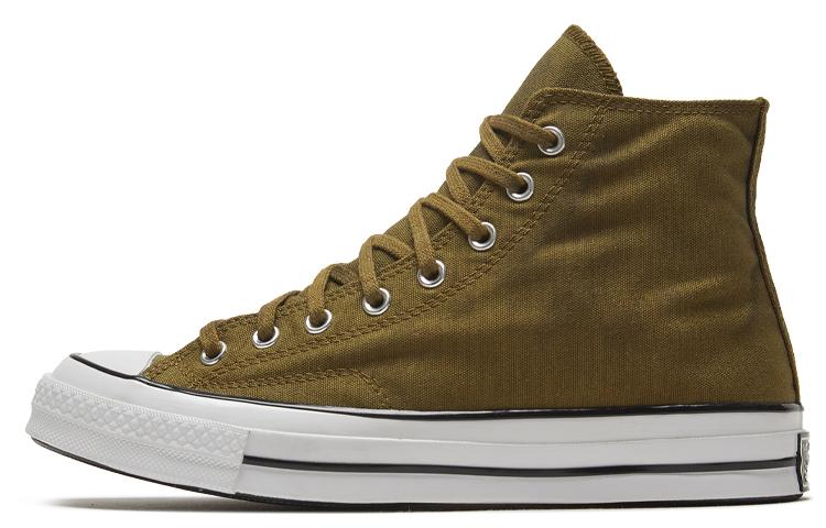 Converse Chuck 70 High  Distressed Dark Moss  35