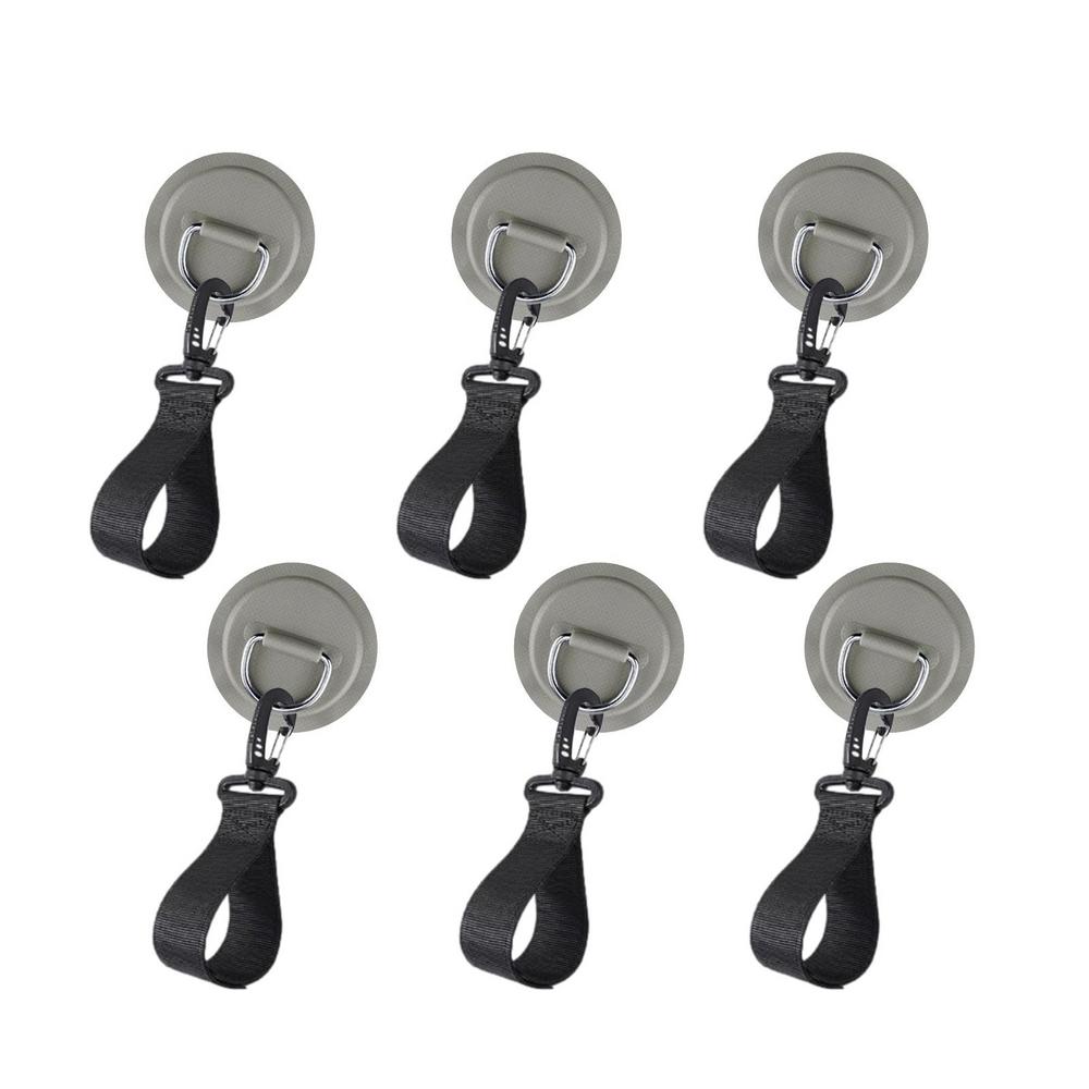 Kayak Paddle Holder 6X Multifunctional Quick Fixing Stable Patch Marine Fixed Buckle Boat Rigging Supplies For Canoe Raft Boat серый