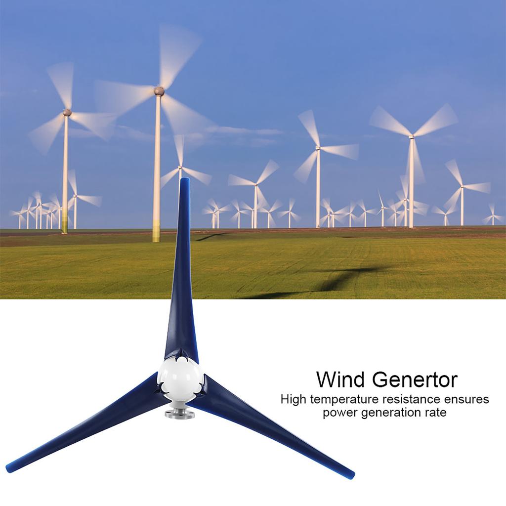 200W Wind Turbines Generator Kit 3 Blade Aerogenerator with Controller Accessory