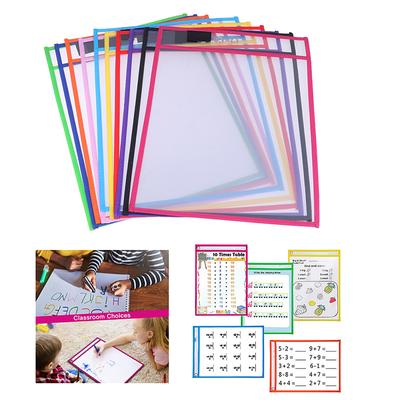 Simple Pvc Erasable Children'S Drawing Board Dry Erase Pencil Case
