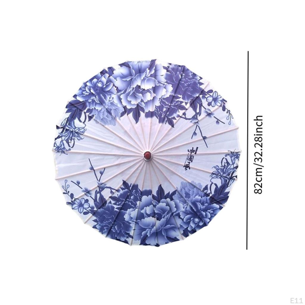 Handgefertigter geölter Sonnenschirm 32,28'' für Hochzeiten und Veranstaltungen