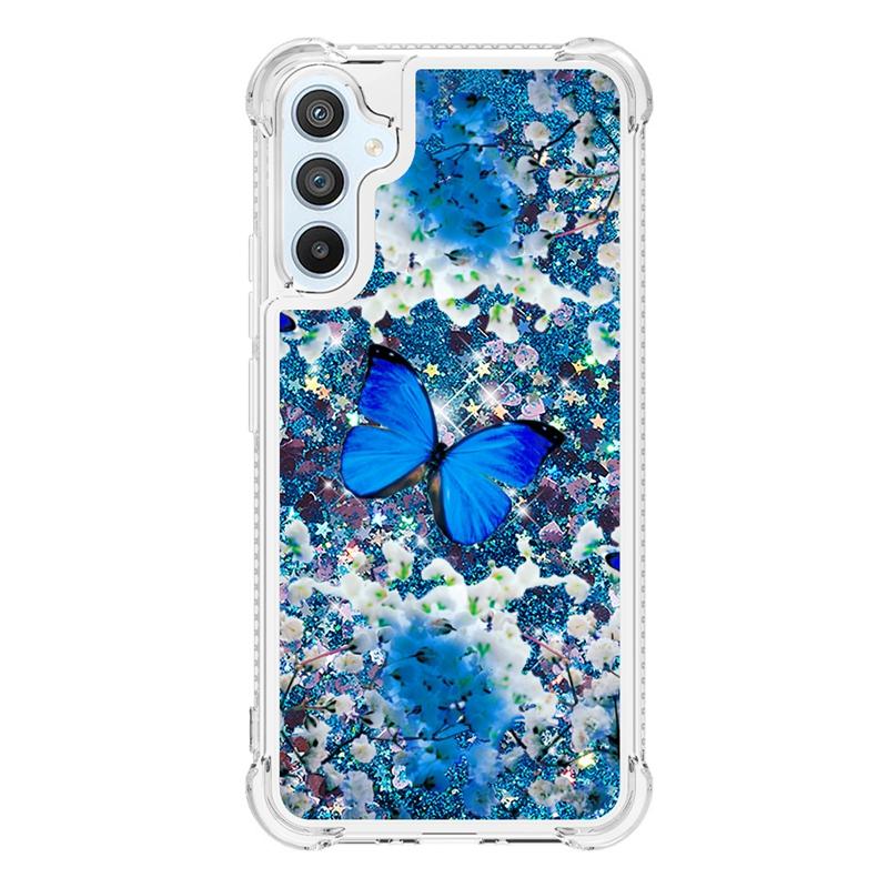

Чехол A54 A34 A14 5G с мультяшным блестящим жидким песком для Samsung Galaxy A54 A34 A14 5G A24 A04S A 04 A04E, чехол для телефона Funda for Samsung A04S