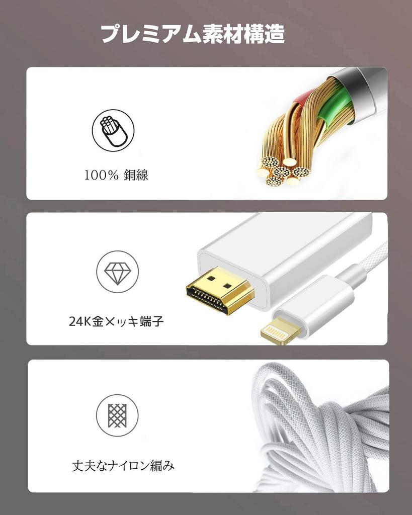 Νέο μοντέλο MFi Certified Lightning καλώδιο HDMI 2M i Καλώδιο μετατροπέα HDMI τηλεφώνου Καλώδιο Lightning Μετατροπέας HDMI Έξοδος προσαρμογέα σε τηλεόραση Ψηφιακός μετατροπέας AV