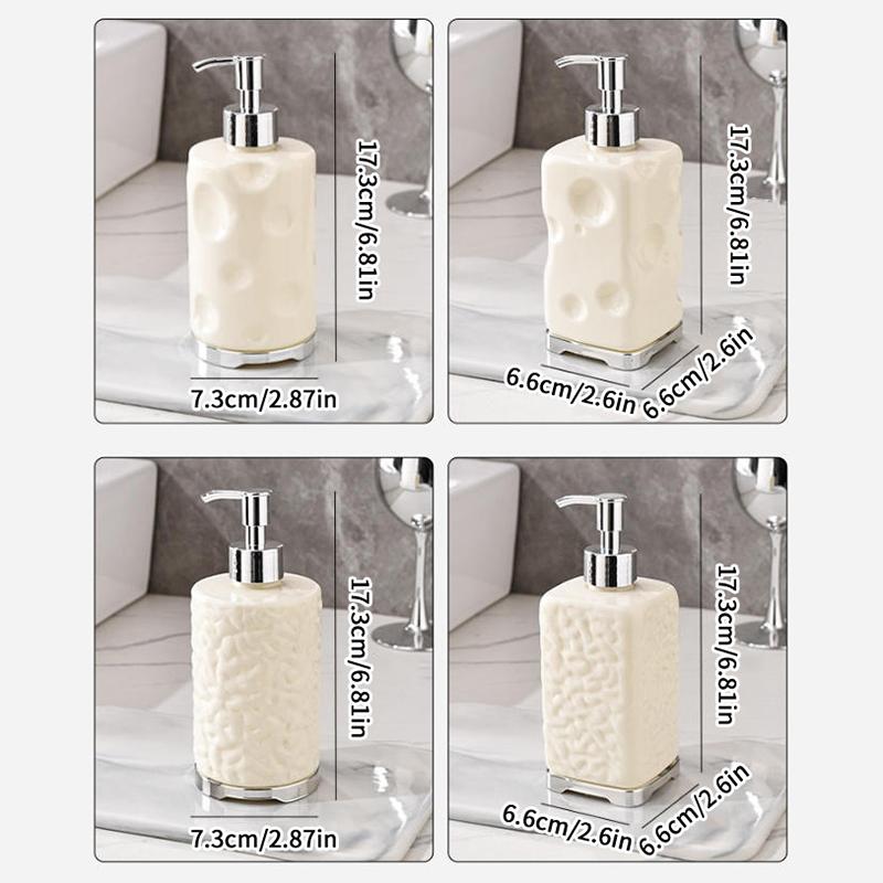 Soap Dispenser For Liquid Bathroom Empty Refill Subbottle Detergent Kitchen Press Type Hand Sanitizers Shower Gel Shampoo Bottle