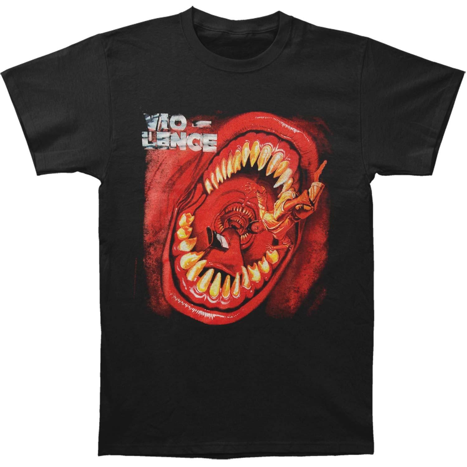Men s Vio-Lence Mouth T-shirt XX-Large Black S