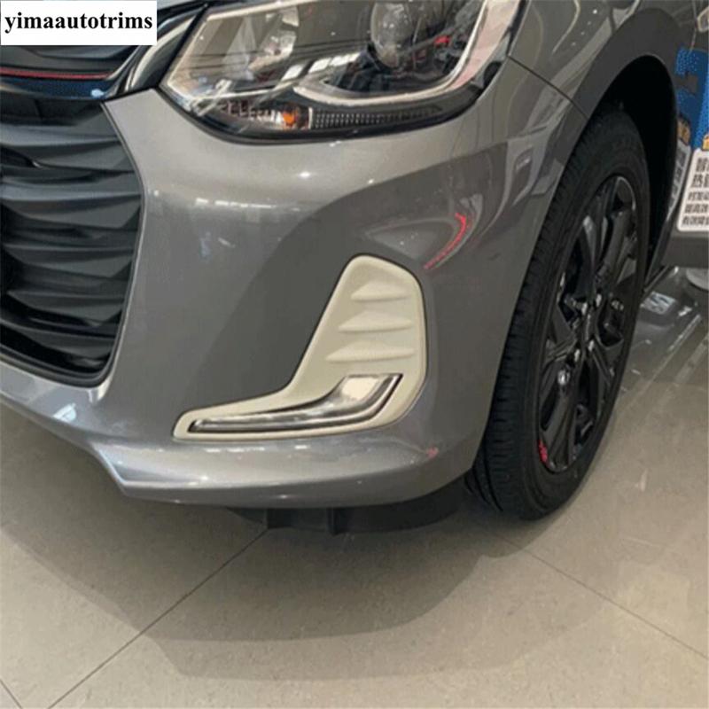 Rearview Mirror / Front Fog Light Lamp Eyebrow Cover Trim For Chevrolet Cavalier ONIX - 2024 ABS Carbon Fiber Accessories