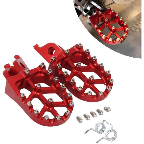 Foot Pegs for Dirt Bike,7075 Aluminium CNC Foot Pedals Rests for CRF300L 2021-2025/CRF300 RALLY 2021-2023/CRF250L CRF250M 2012-2021/CRF250 RALLY