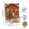 Christmas Diamond Painting Kit Santa Claus Snowman Christmas Tree House Handmade Home Entertainment Decorative Painting