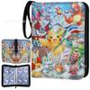 Kartenalbum Pikachu Kollektionsbuch 4-Taschen 9-Taschen Leder Reißverschluss Ordner