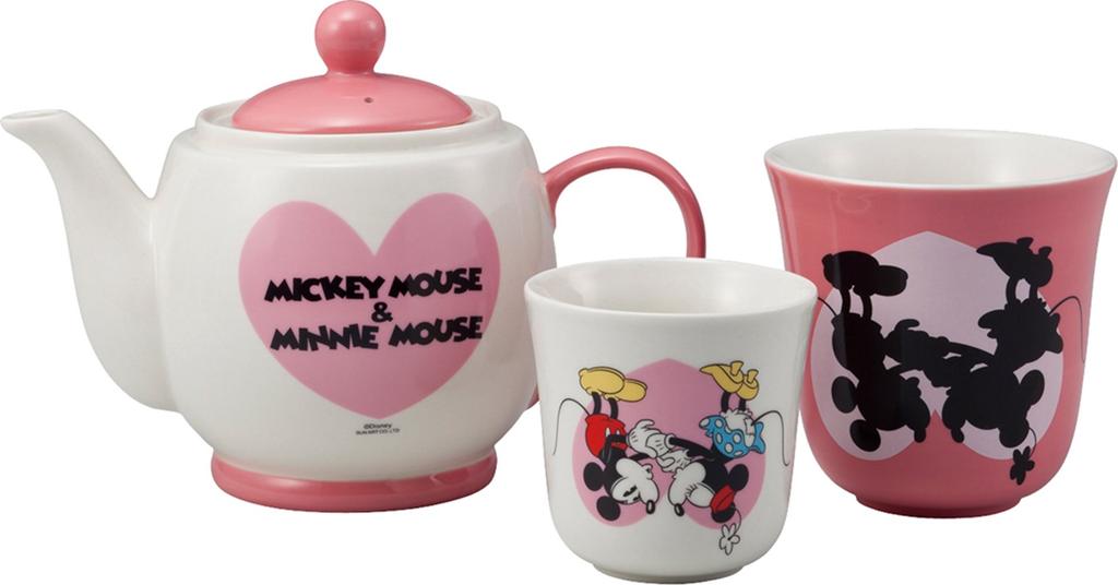 Sun Art Disney Mickey Minnie Teapot Cups Set for SAN2228 & & (Tea 2)