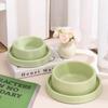 Round Dog Bowl Elevated Cat Bowl Fun Design Pet Bowl  Indoor Feeding