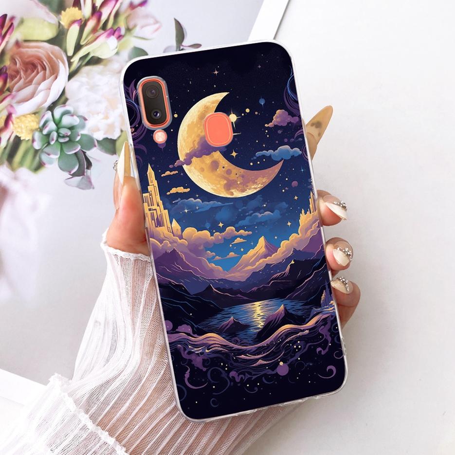 For Samsung Galaxy A20 A20e A20s Case Cute Lion Fashion Painted Cover Soft Silicone Case For Samsung A20 A 20 s Galaxy A20e Bags