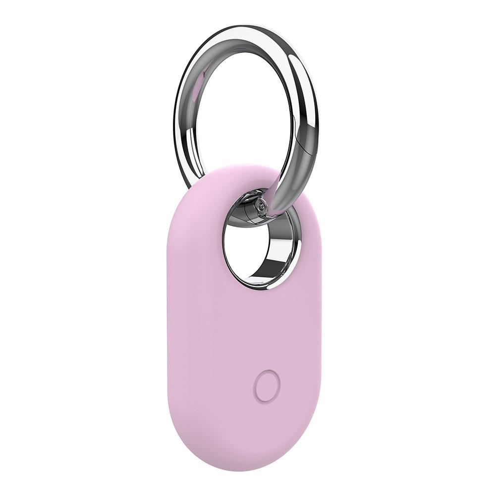 Silicone Case Protector Case Anti-Drop Protective Cover Anti-Scratch Case Cover Shell with Keychain for Samsung Galaxy SmartTag2