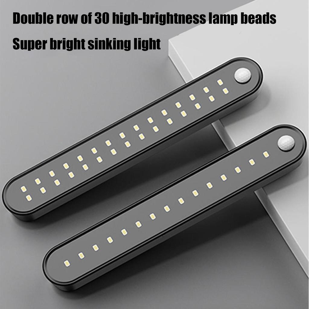 Light Trunk Car Sensor Light for Floor Trunk Hood USB Automatic Induction Light Bar Magnetic Maual Sensing Mode Lamp