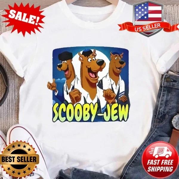 Funny Scooby Jew Doo Cartoon T-Shirt S-5XL 2XL