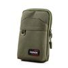 Single/Double Layer Nylon Colth Belt Waist Bag Men Phone Pouch Waist Fanny Pack Mobile Phone Bags