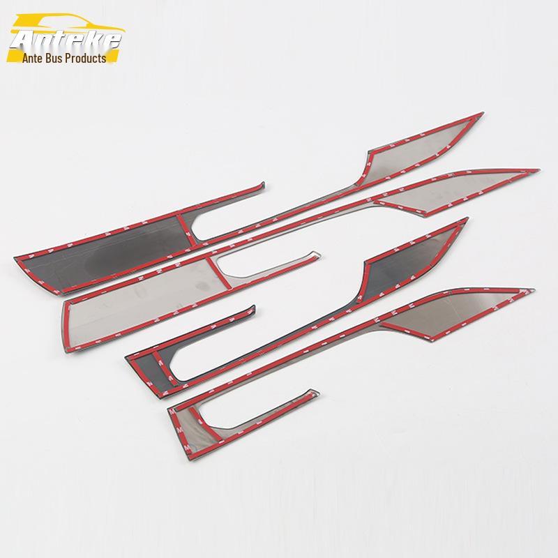 Fits 18 Lynk & Co 02 Models: Interior Door Handle Decorative Frame & Armrest Bright Patch.