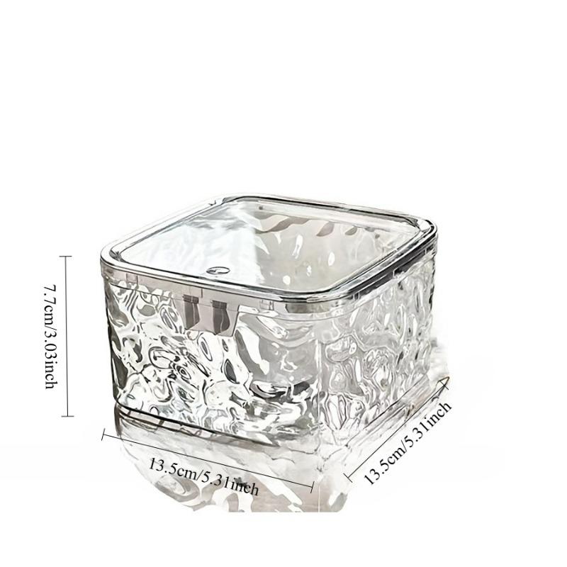 1/2pcs Hair Accessories Storage Box Desktop Transparent Storage Box Multifunctional Storage Box Jewelry Storage Box