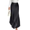 Kaikuo Resort Style High-end Solid Color Long Skirt for Women 2025 Autumn Winter