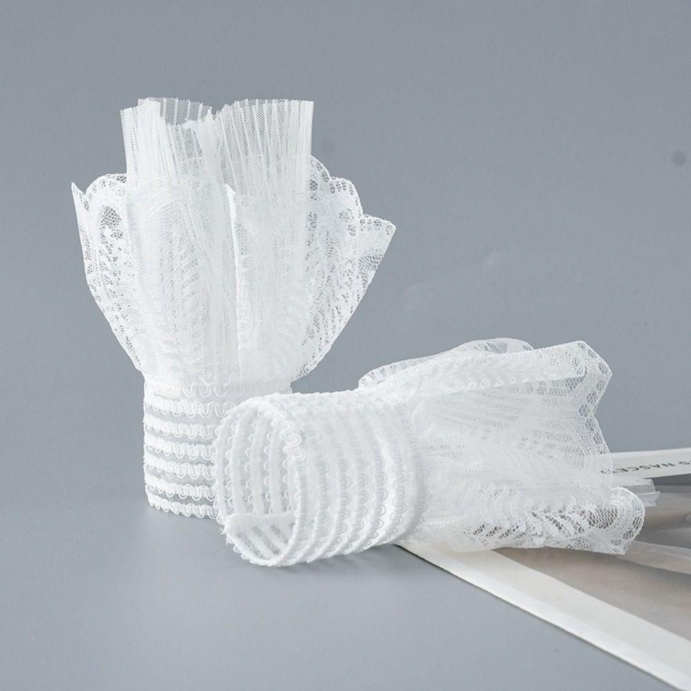 White False Sleeve Cuffs Black Wrist Cuff New Lace Cuff