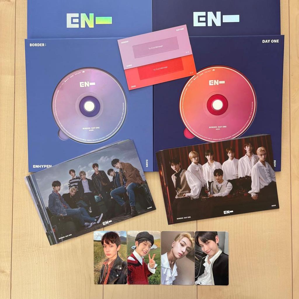 [USED] ENHYPEN BORDER: DAY ONE 2-format Album with Trading Card