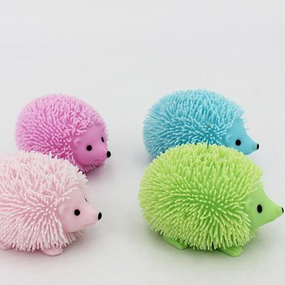 Kreative Quetschspielzeugpuppe für Kinder, Dekompressionsspielzeug mit kleinem Igelball, Blitz-Quetschspielzeug