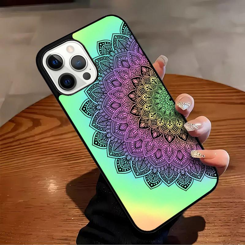 Mandala Pattern Phone Case For iPhone 17 Air 16 15 14 13 12 11 Pro Max Max Plus Bumper Case Cover
