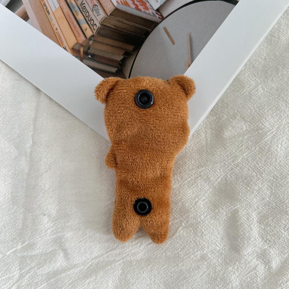 Bear Wired Headphone Cable Storage Buckle Data Cable Storage Portable Fabric Charging Organizing Buckle Cute Cable Manager