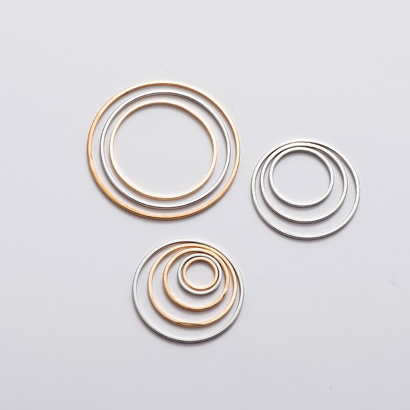 Geometric Round Circle Ring Dangle Earrings DIY Pack - Handmade Jewelry Making Accessories
