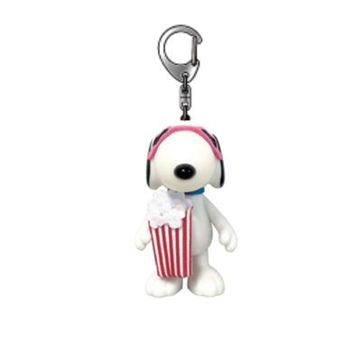 Ushikubo Kogei Snoopy Sweets Series Costume Keychain, Popcorn, Approx. 60mm H X 33mm W X 42mm Facial Length, SN-391