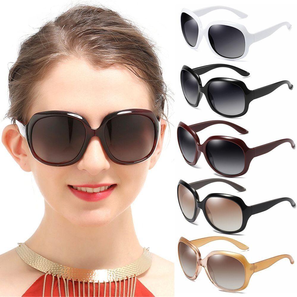 Gradient Lens Oversized Sunglasses Elliptical Frame Lightweight Women Sunglasses UV Protection Round Sunglasses for Women & Men