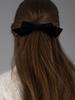Pearly More Velvet Flocking Ribbon Hairpin