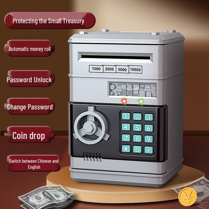 Automatic Password-Protecting Children's ATM Piggy Bank Toy