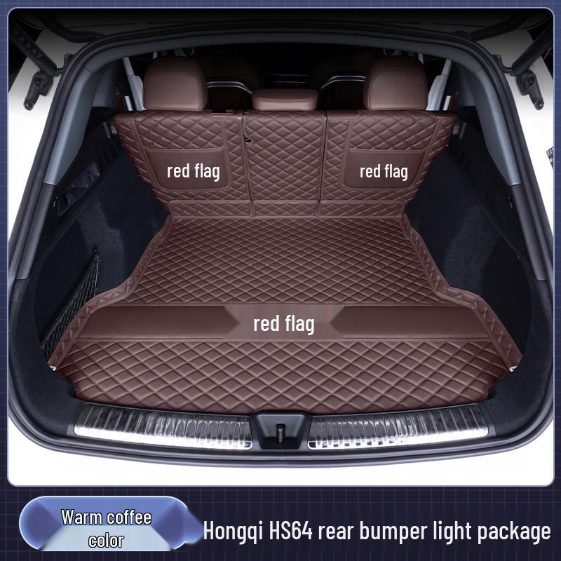 Compatible Trunk and Tailgate Mat for 26 Hongqi HS6 Models, Waterproof and Fully Enclosed HS6 PHEV Mat