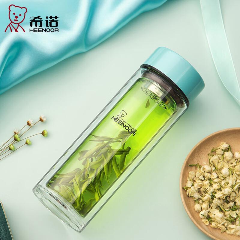 Xinno Double-Layer Glass Tea Infuser Bottle