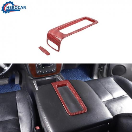 Car Armrest Box Tray Decor Trim Cover For Chevy Tahoe Suburban Avalanche 2007-13